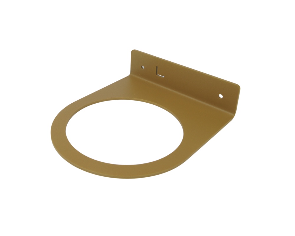 STERKSTAEL Flora S Eco Pot Petrol Green - bloempothouder - kleur houder goud - kleur pot donkergroen - inclusief bloempot ø12cm - poedercoating - staal