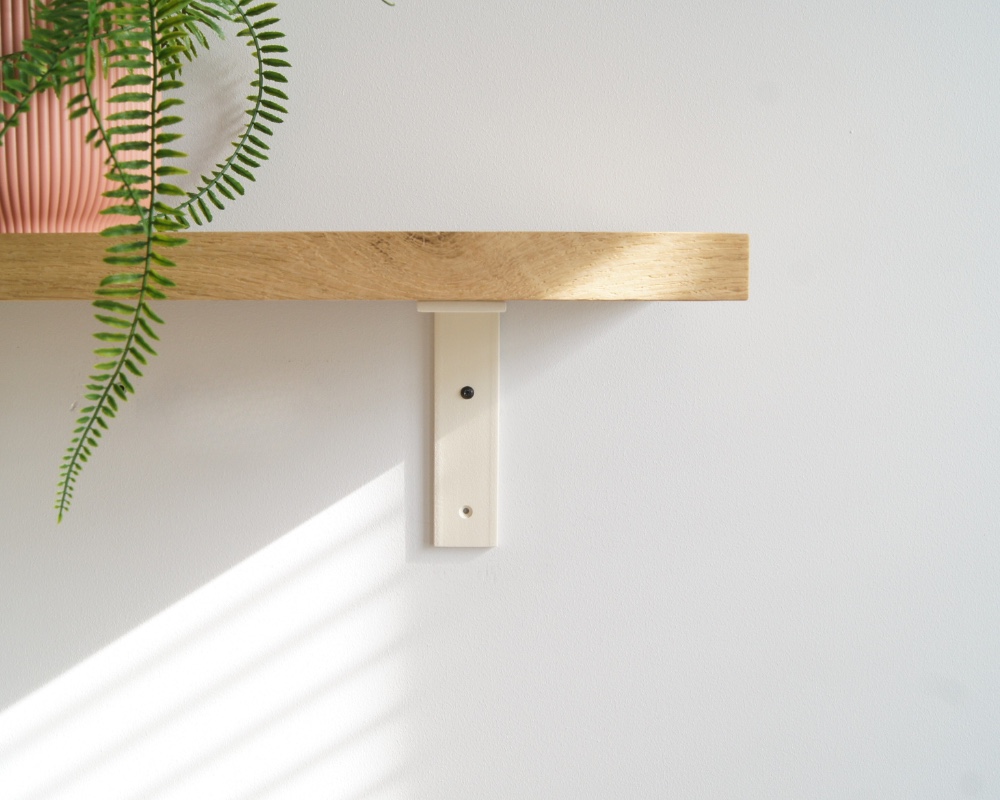 STERKSTAEL Ares Japandi Beige - industriële plankdrager – geschikt… - 103235 STERKSTAEL Ares Japandi Beige - industriële plankdrager – geschikt voor een plank van 20 to 25 cm – kleur Beige – incl. bevestigingsmateriaal - poedercoating – staal - 1 stuk