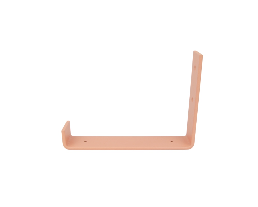 STERKSTAEL Odin Dusty Rose - industriële plankdrager – geschikt voor een plank van 20 cm – kleur oud roze – incl. bevestigingsmateriaal - poedercoating – staal - 1 stuk