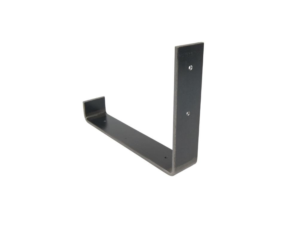 STERKSTAEL Odin Gun Metal - industriële plankdrager – geschikt voor een plank van 20 cm – kleur naturel gunmetal – incl. bevestigingsmateriaal - poedercoating – staal - 1 stuk