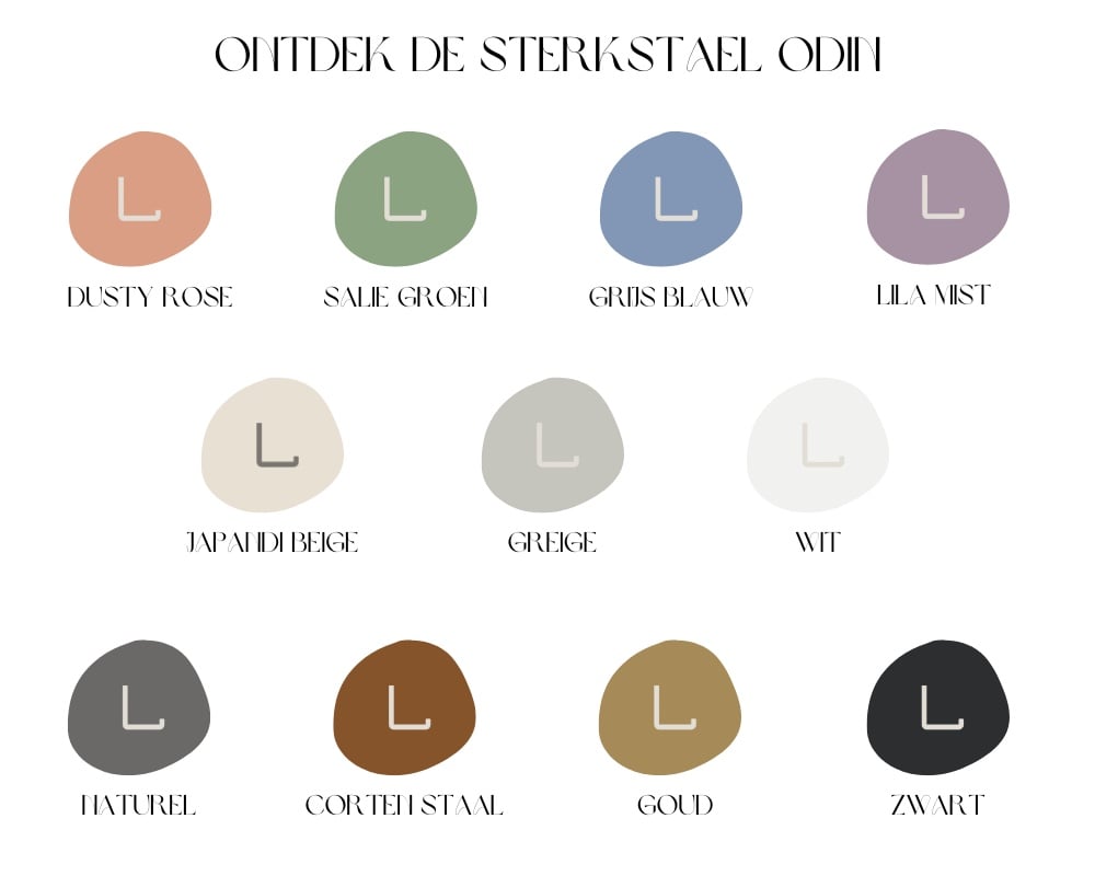 STERKSTAEL Odin Lila Mist - industriële plankdrager – geschikt voor een plank van 20 cm – kleur paars violet – incl. bevestigingsmateriaal - poedercoating – staal - 1 stuk