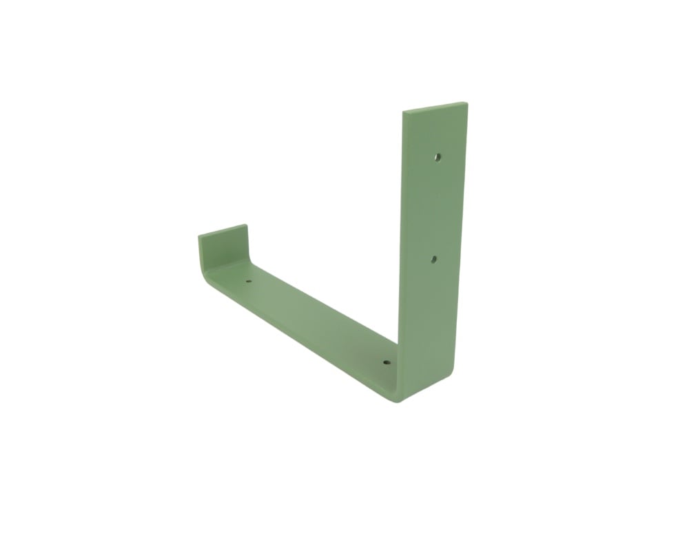 STERKSTAEL Odin Salie Groen - industriële plankdrager – geschikt voor een plank van 20 cm – kleur groen – incl. bevestigingsmateriaal - poedercoating – staal - 1 stuk