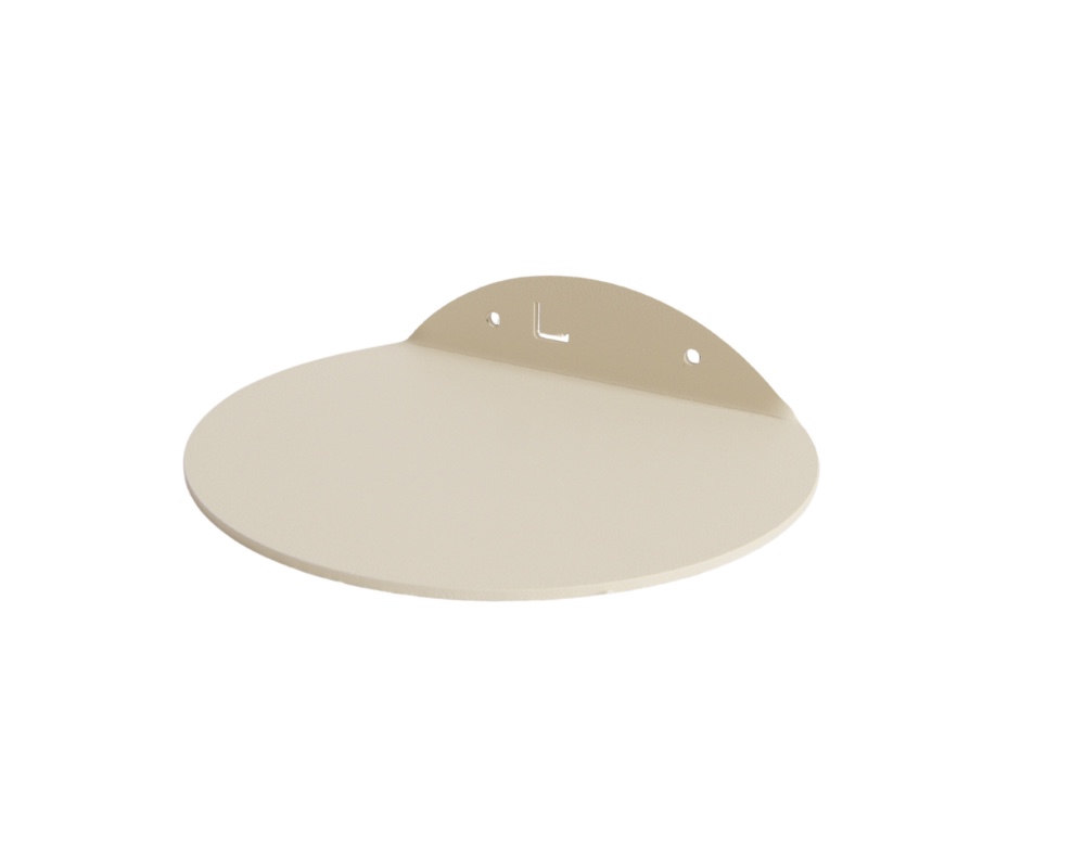 STERKSTAEL Saga Japandi Beige - wandplank - kleur beige - poedercoating - staal - wandrek