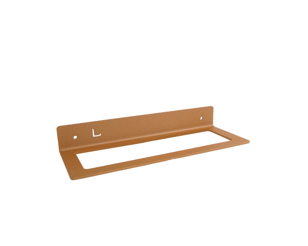 STERKSTAEL Dionysos CORTENSTAAL - wijnrek voor aan de muur metaal - poedercoating - staal - kleur brons roestig bruin - 1 stuk