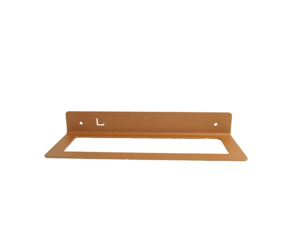 STERKSTAEL Dionysos CORTENSTAAL - wijnrek voor aan de muur metaal - poedercoating - staal - kleur brons roestig bruin - 1 stuk