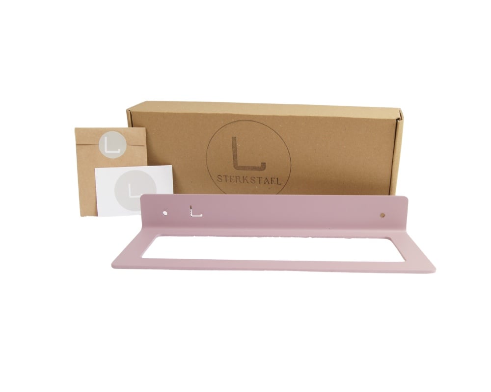 STERKSTAEL Dionysos LILA MIST - wijnrek voor aan de muur metaal - poedercoating - staal - kleur lavendel paars - 1 stuk