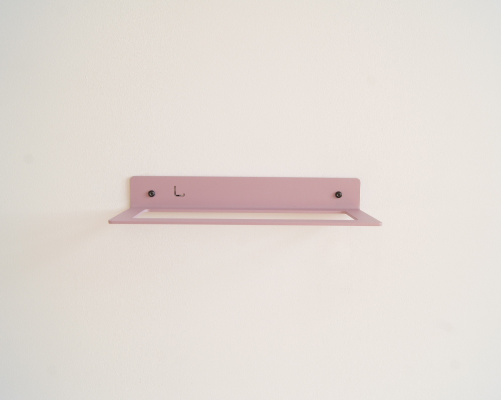 STERKSTAEL Dionysos LILA MIST - wijnrek voor aan de muur metaal - poedercoating - staal - kleur lavendel paars - 1 stuk