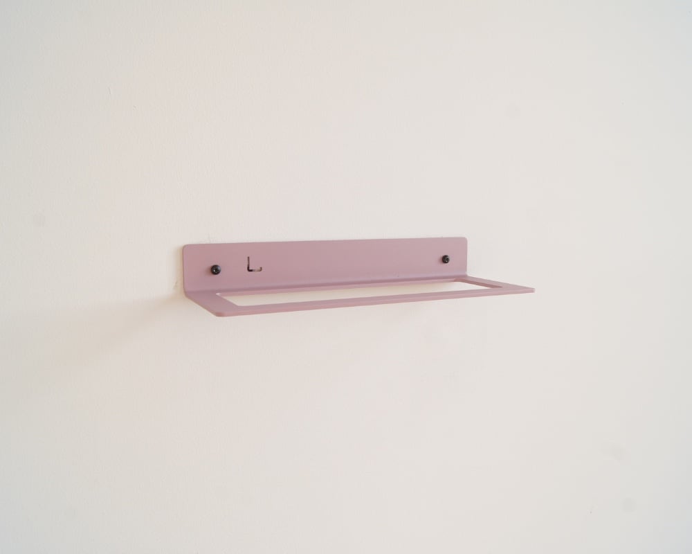 STERKSTAEL Dionysos LILA MIST - wijnrek voor aan de muur metaal - poedercoating - staal - kleur lavendel paars - 1 stuk