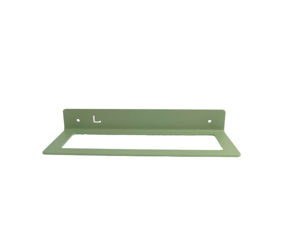 STERKSTAEL Dionysos SALIE GROEN - wijnrek voor aan de muur metaal - poedercoating - staal - kleur salie groen - 1 stuk