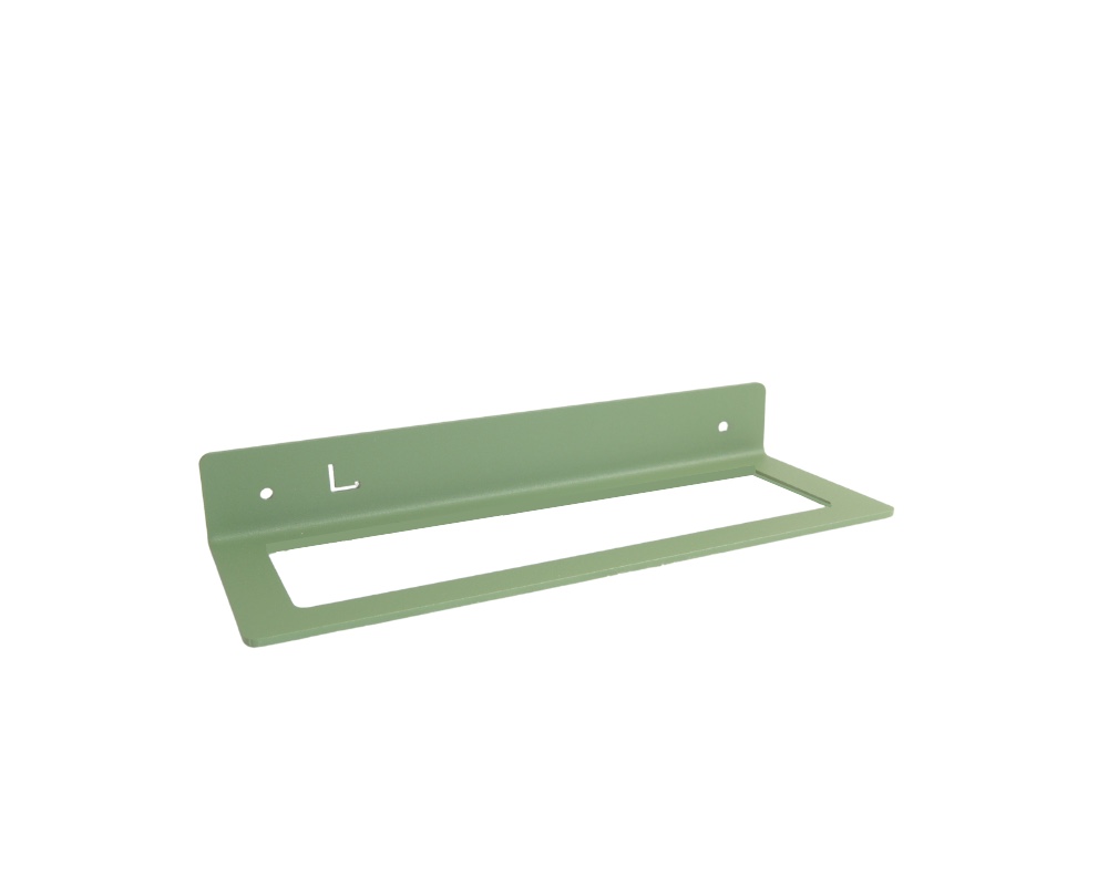 STERKSTAEL Dionysos SALIE GROEN - wijnrek voor aan de muur metaal - poedercoating - staal - kleur salie groen - 1 stuk