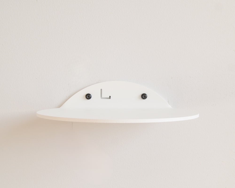 STERKSTAEL Saga Blanc - wandplank - kleur wit - poedercoating - staal - wandrek