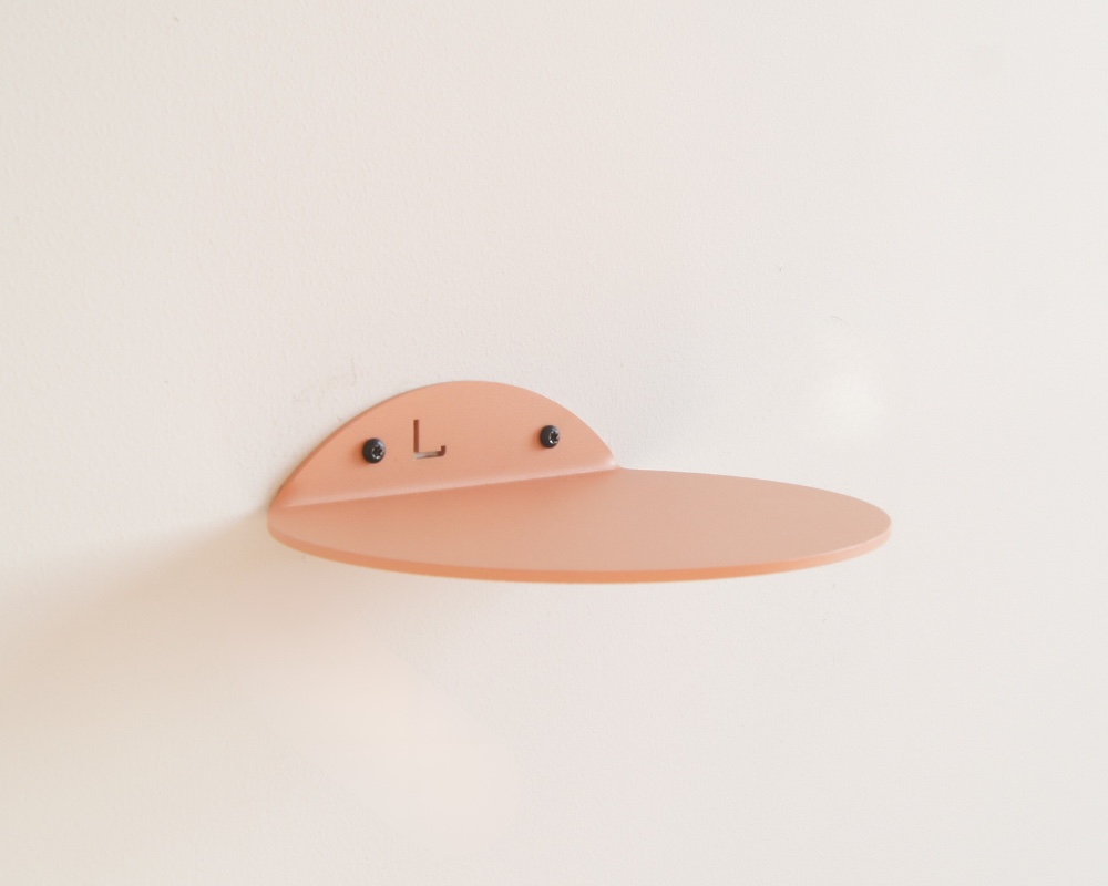 STERKSTAEL Saga Dusty Rose - wandplank - kleur oud roze - poedercoati… - 110833 STERKSTAEL Saga Dusty Rose - wandplank - kleur oud roze - poedercoating - staal - wandrek