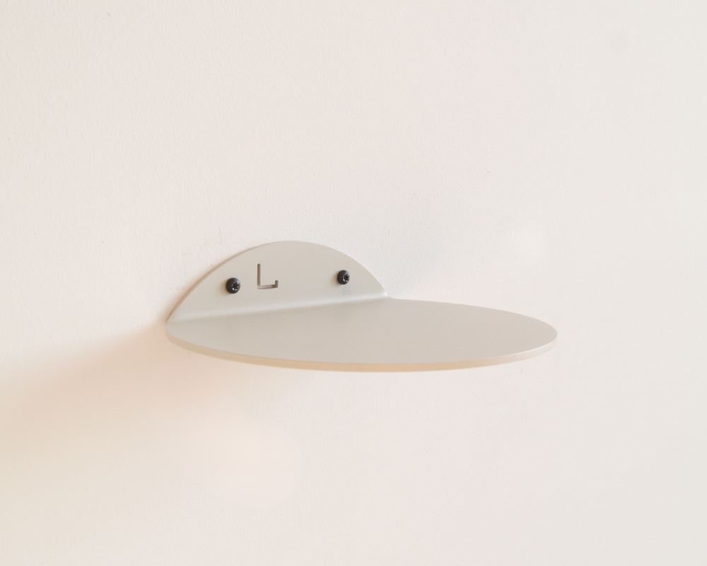 STERKSTAEL Saga Greige - wandplank - kleur grijs beige - poedercoating - staal - wandrek