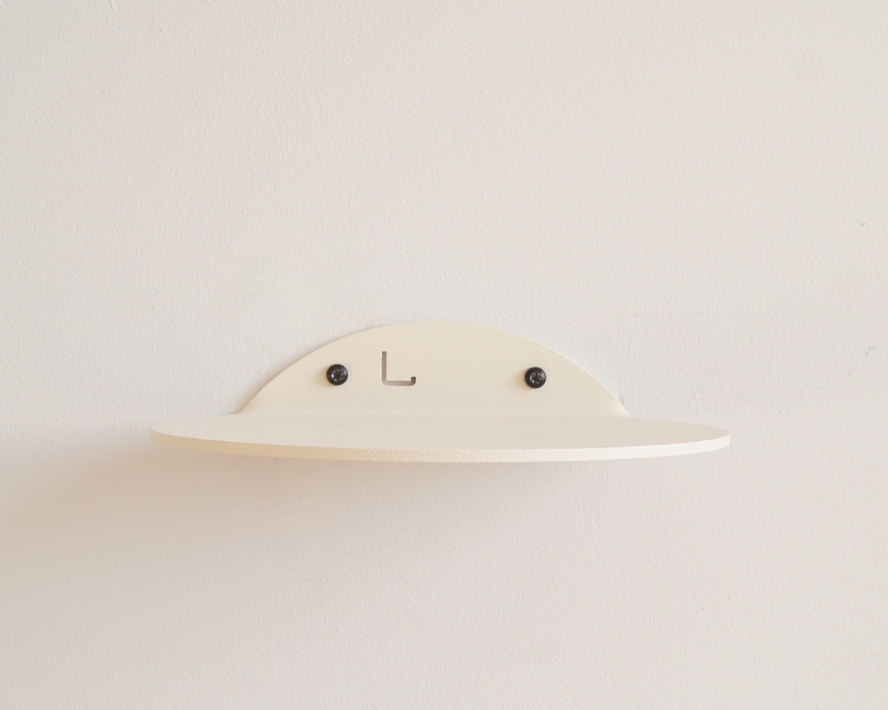 STERKSTAEL Saga Japandi Beige - wandplank - kleur beige - poedercoating - staal - wandrek