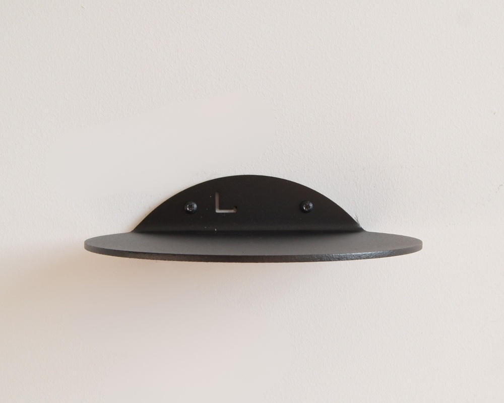 STERKSTAEL Saga Noir - wandplank - kleur zwart - poedercoating - staa… - 110756 STERKSTAEL Saga Noir - wandplank - kleur zwart - poedercoating - staal - wandrek