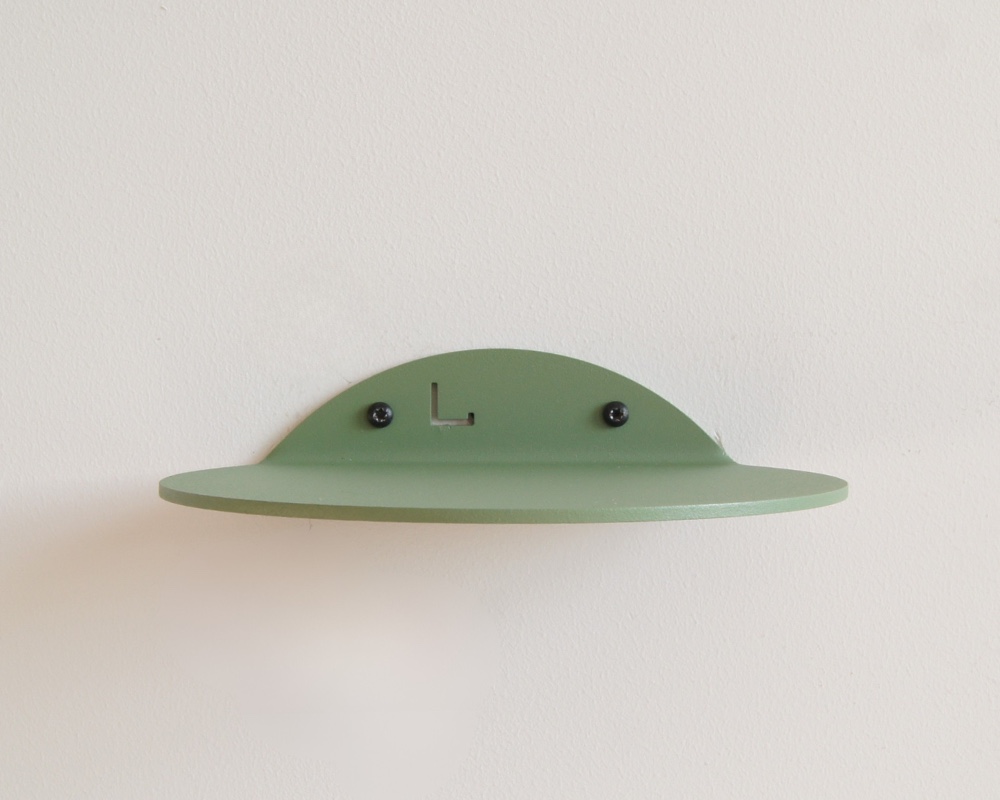 STERKSTAEL Saga Salie Groen - wandplank - kleur salie groen - poederc… - 110824 STERKSTAEL Saga Salie Groen - wandplank - kleur salie groen - poedercoating - staal - wandrek