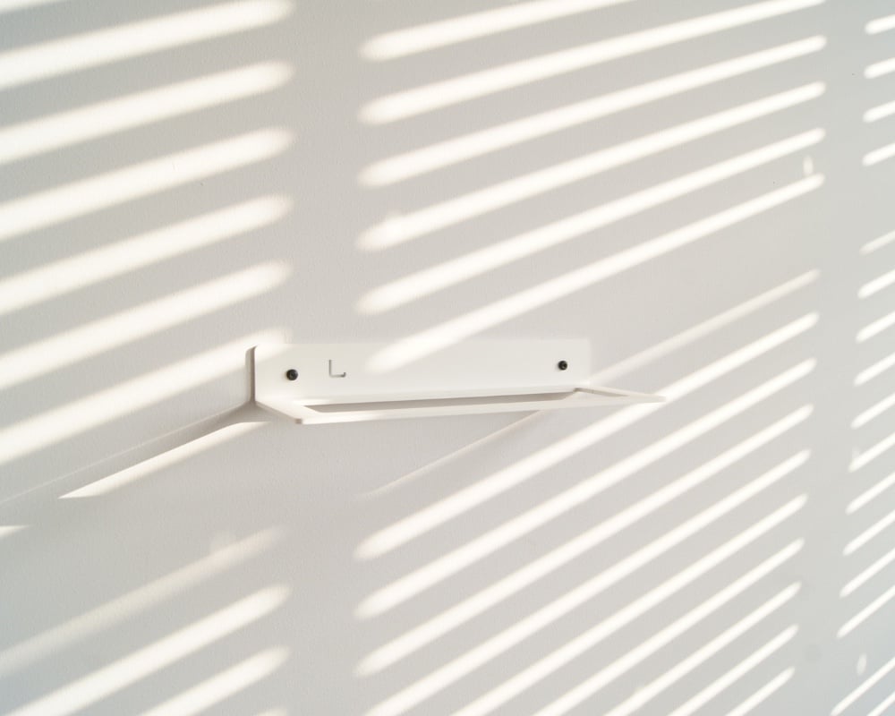 STERKSTAEL Dionysos BLANC - wijnrek voor aan de muur metaal - poedercoating - staal - kleur wit - 1 stuk