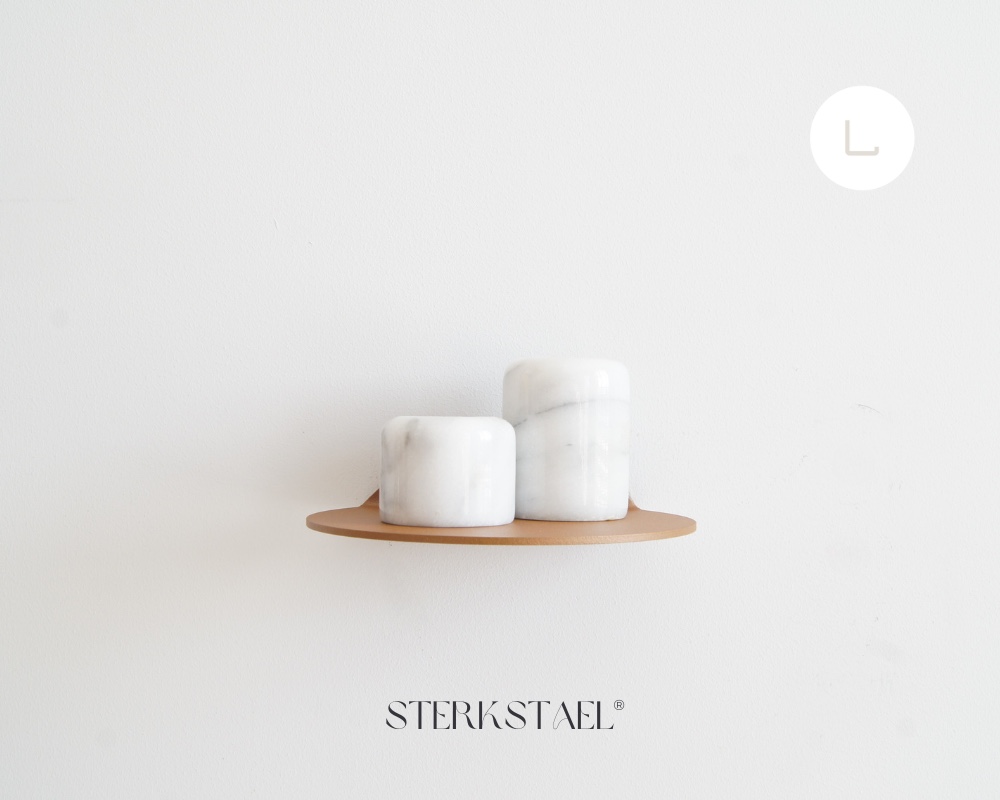 STERKSTAEL Saga wandplank Cortenstaal - stalen wandplank - kleur Cort… - 133111 STERKSTAEL Saga wandplank Cortenstaal - stalen wandplank - kleur Cortenstaal Brons - poedercoating - staal - wandrek - wandplankje - inclusief bevestigingsmateriaal – draagkracht van 10 kg – 1 stuk