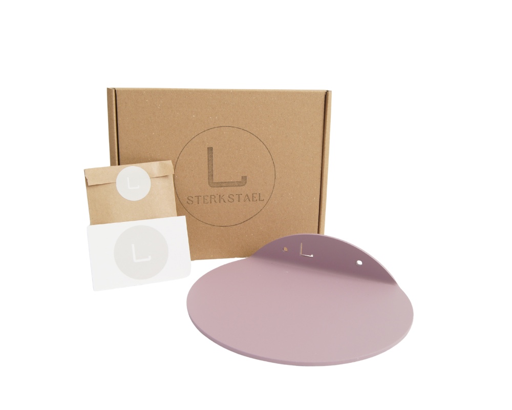 STERKSTAEL Saga wandplank Lila Mist - stalen wandplank - kleur Paars … - 133265 STERKSTAEL Saga wandplank Lila Mist - stalen wandplank - kleur Paars Violet - poedercoating - staal - wandrek - wandplankje - inclusief bevestigingsmateriaal – draagkracht van 10 kg – 1 stuk