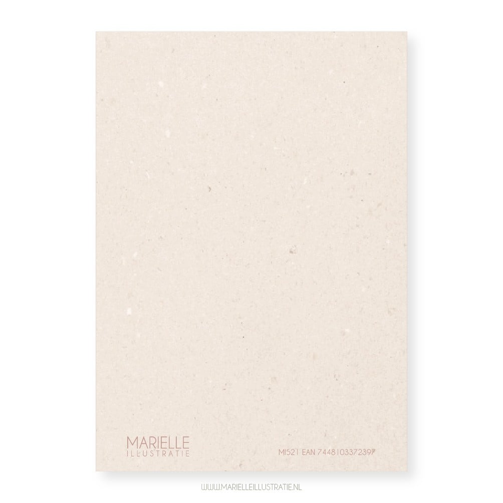 vrouw, wenskaart 10x15cm