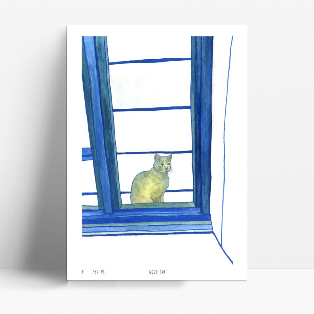 angela-62653661-6233-3530-6131-636634303531-v3-1.jpeg Good day - Limited Edition Print (A3)