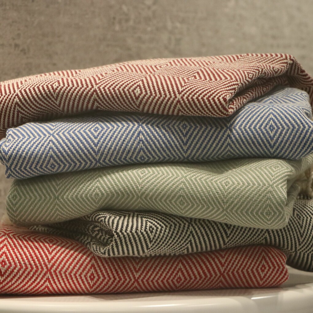 Hamamdoek - lykos - munt - 100x180 cm