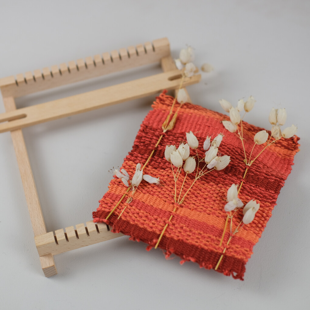 Roze Tuin Roos DIY Weefpakket Groot