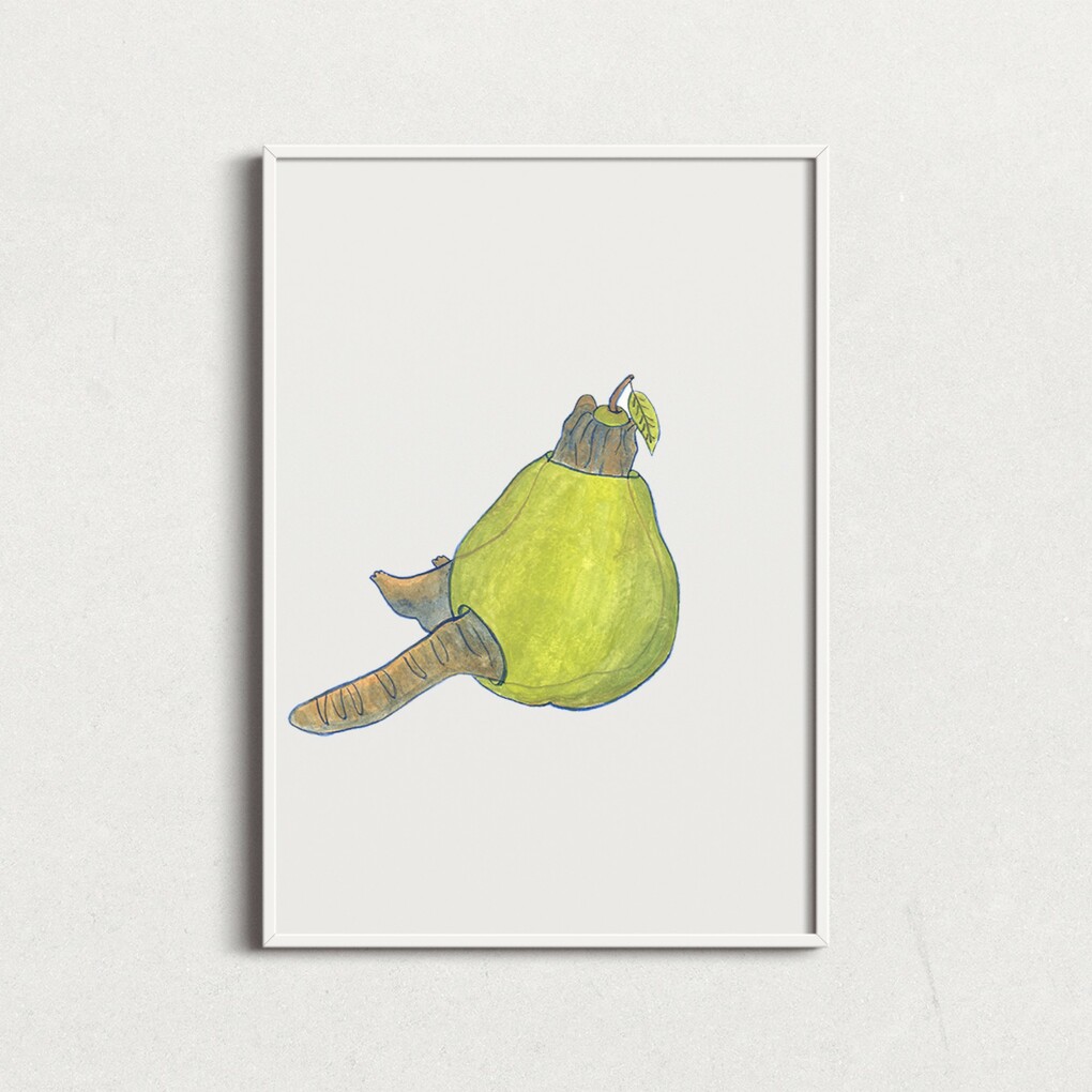Pear - Art Print (A4)