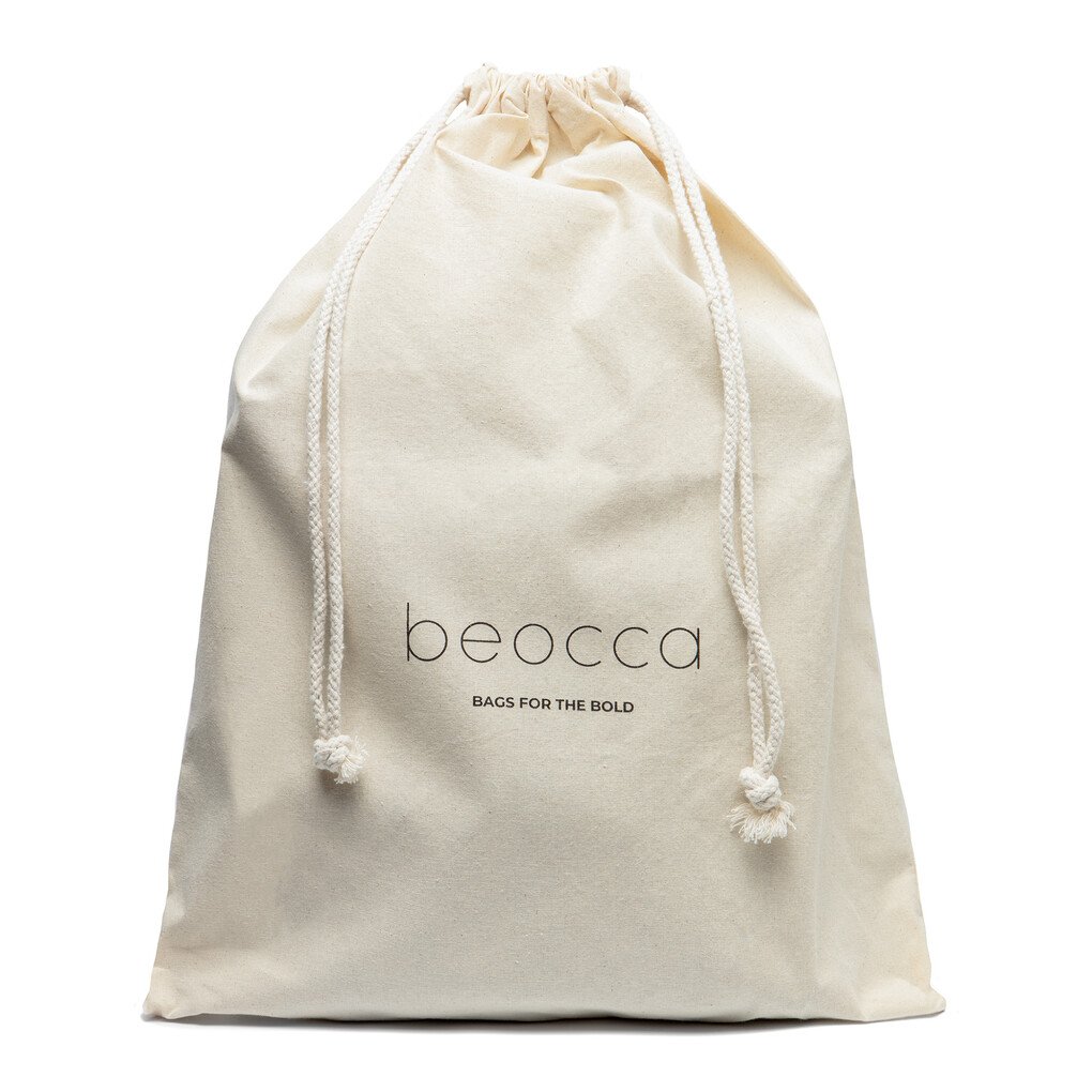 Beocca - Leren rugzak Cleo zwart - 14" laptoptas