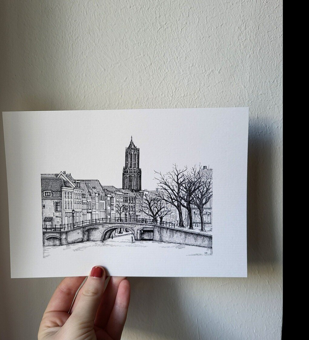 Pentekening Domtoren (Dom), Utrecht