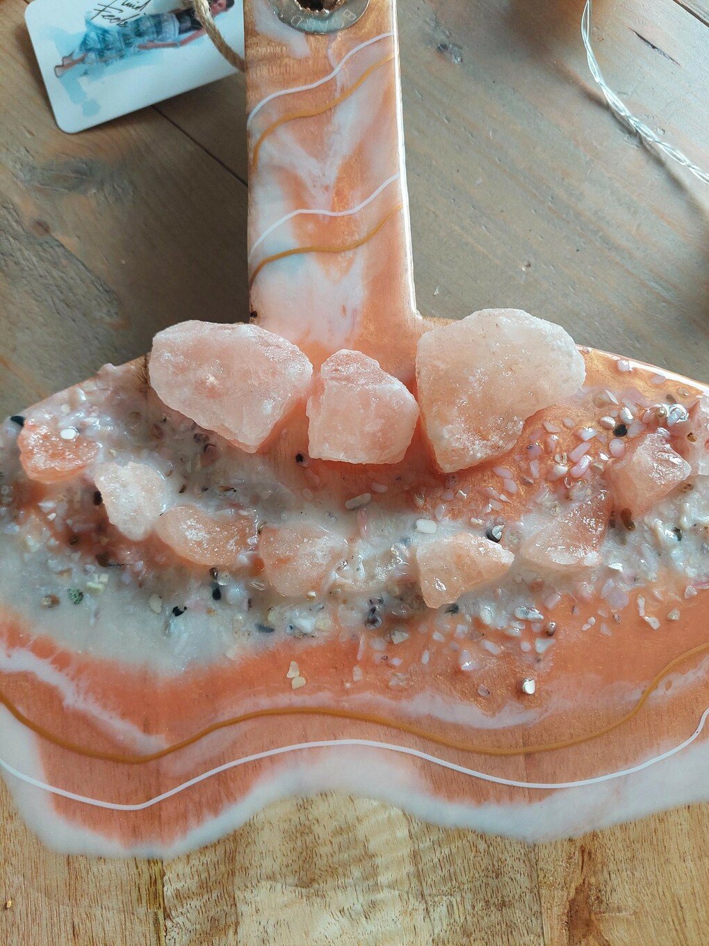 Mega serveerplank met zoutstenen - 45x57 CM