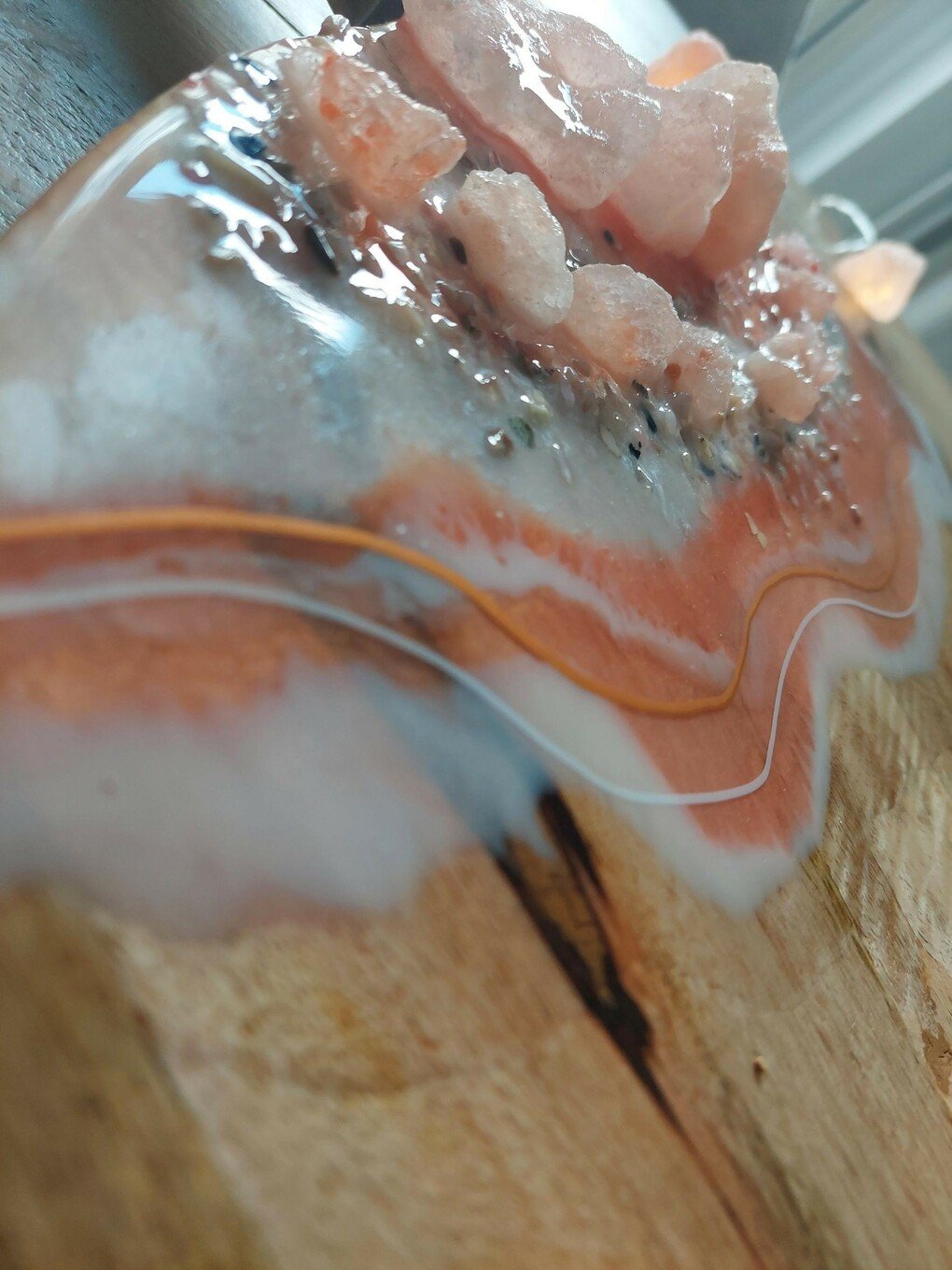 Mega serveerplank met zoutstenen - 45x57 CM