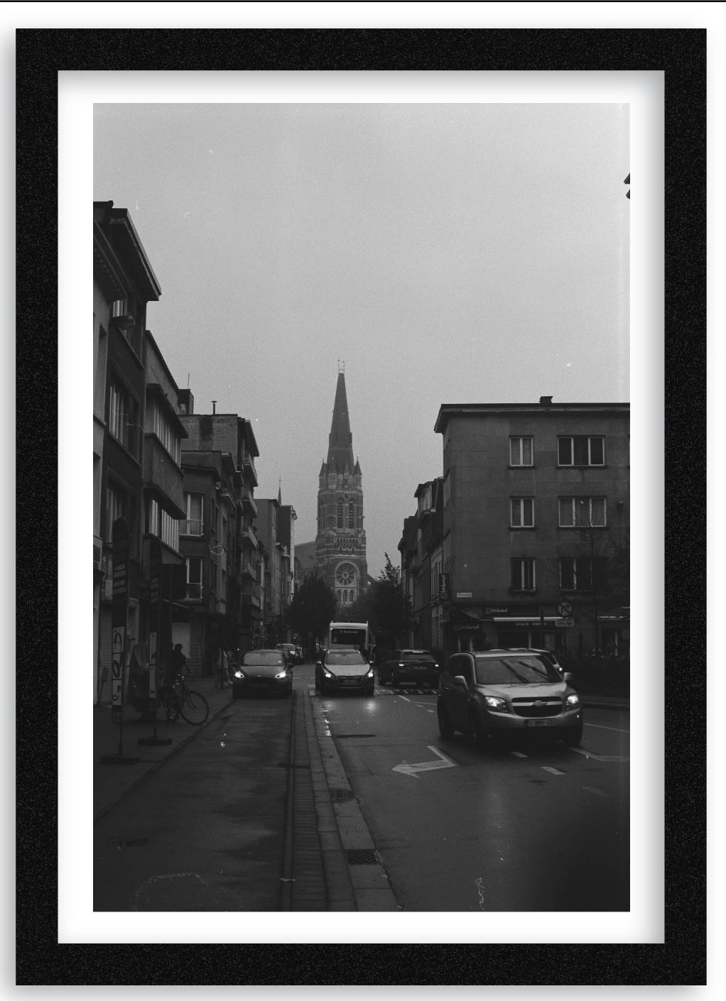 Antwerp on a rainy day: Original A3 Photo Print (Matte)