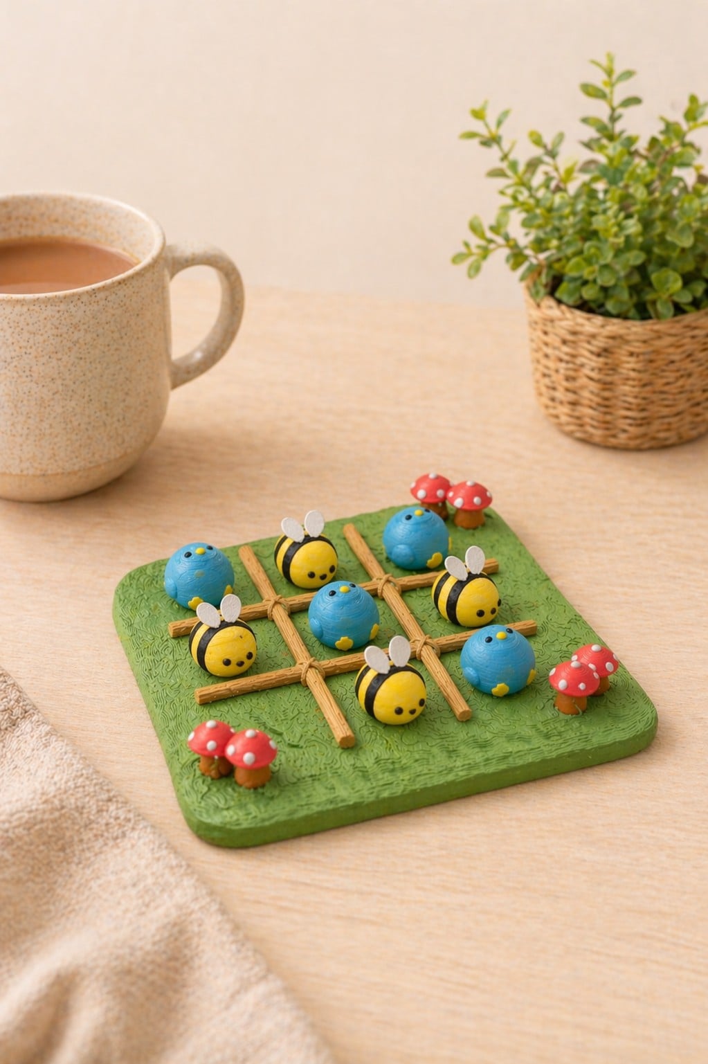 Handgemaakt Bijen Display Spel – Decoratief Verzamelitem