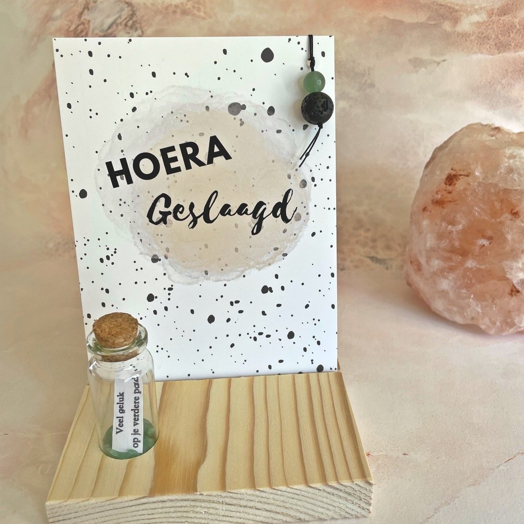 Cadeau Geslaagd - Veel geluk