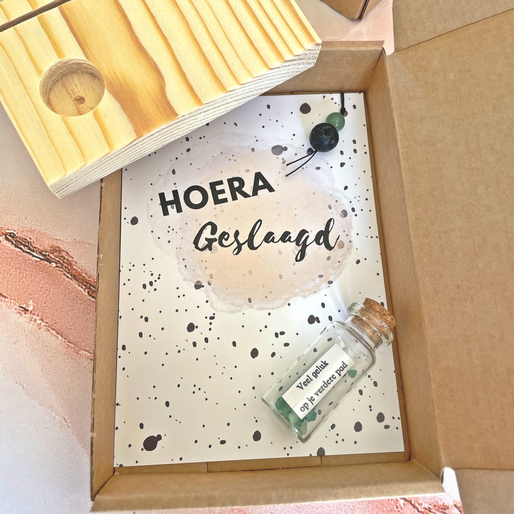 Cadeau Geslaagd - Veel geluk