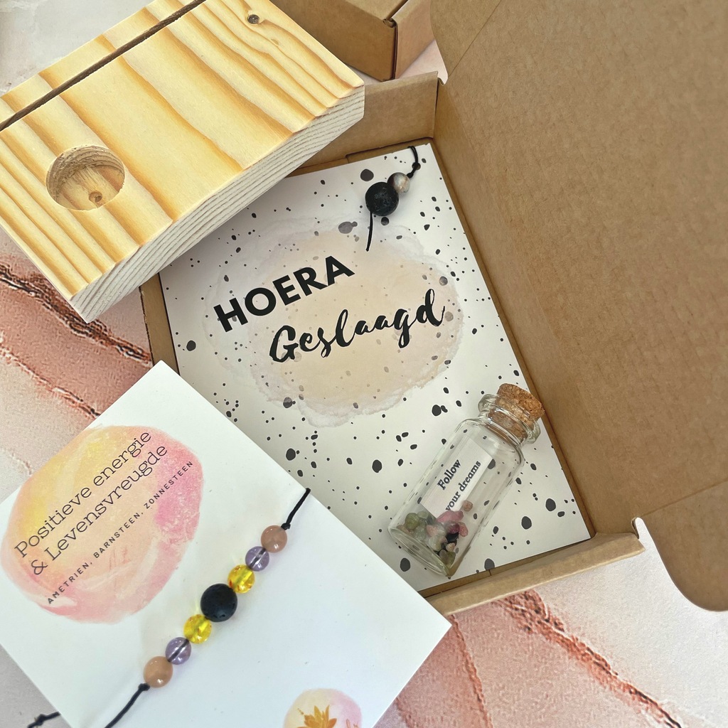 Cadeauset Geslaagd - Follow your dreams