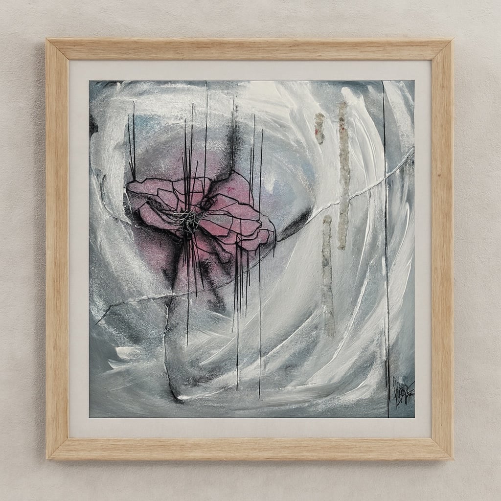 Mixed-media schilderij "Resilience" - 108461 Mixed-media schilderij "Resilience"