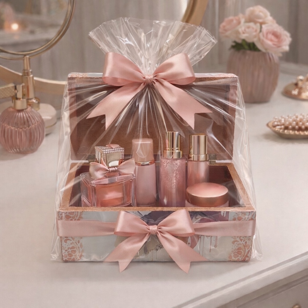 Handgedecoreerde houten sieradendoos ‘Hobo Girl’