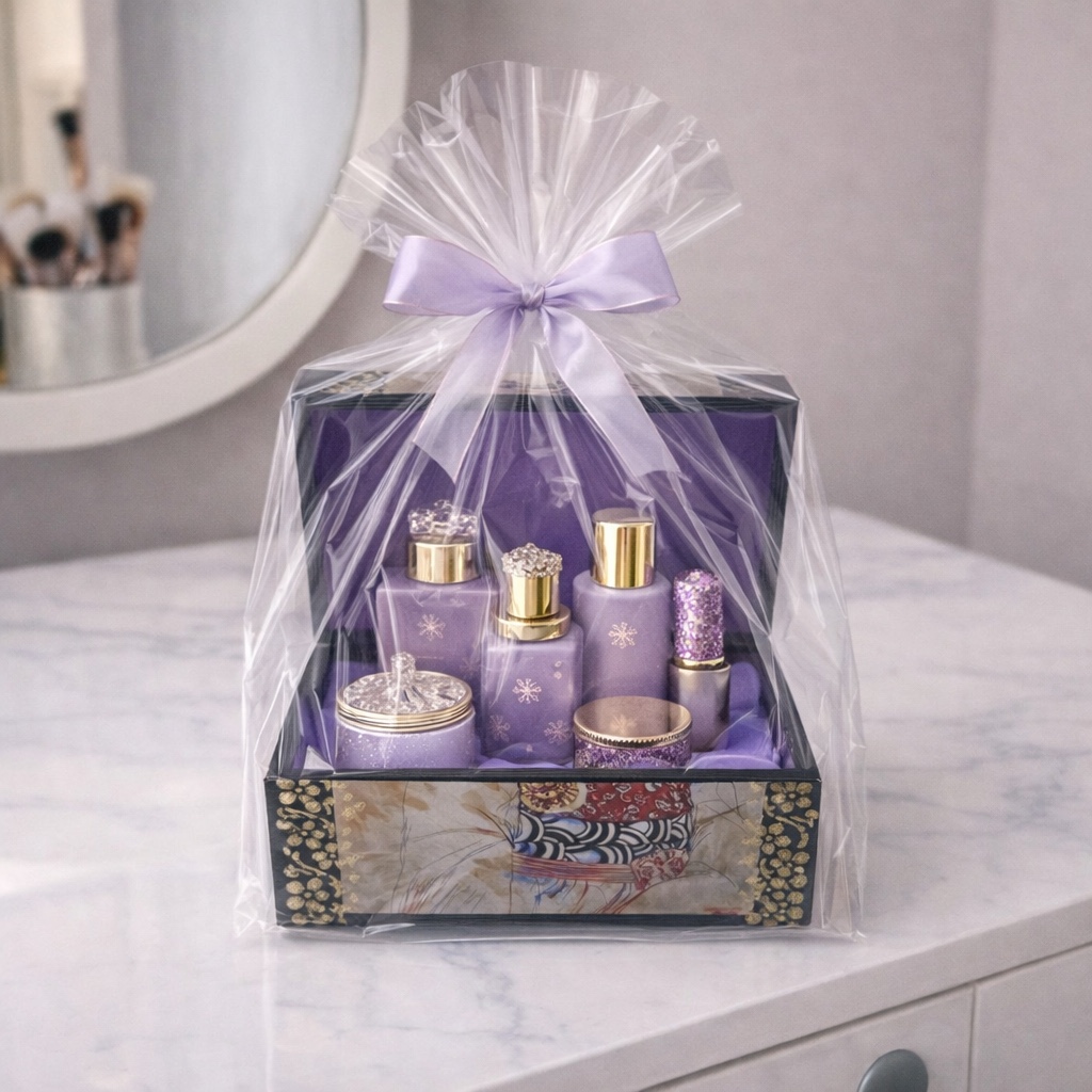 Handgedecoreerde houten sieradendoos ‘Maiko’