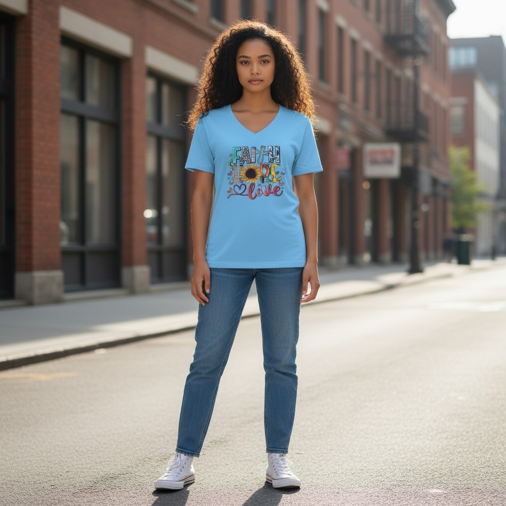 Dames t shirt Soft turquoise  Cat Tee – Everyday Comfort Edition