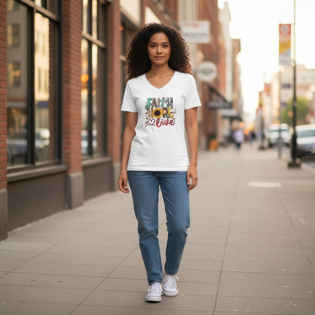 Dames t shirt Soft wit - Cat Tee – Everyday Comfort Edition