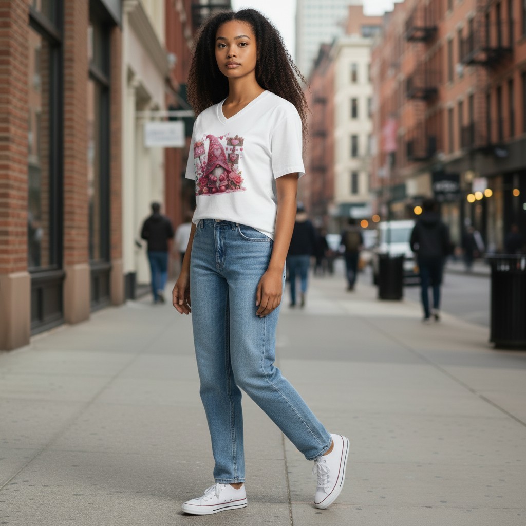 Dames t shirt Soft wit kabouter - Everyday Comfort Edition