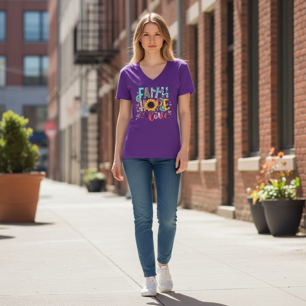 Soft purple Cat Tee – Everyday Comfort Edition
