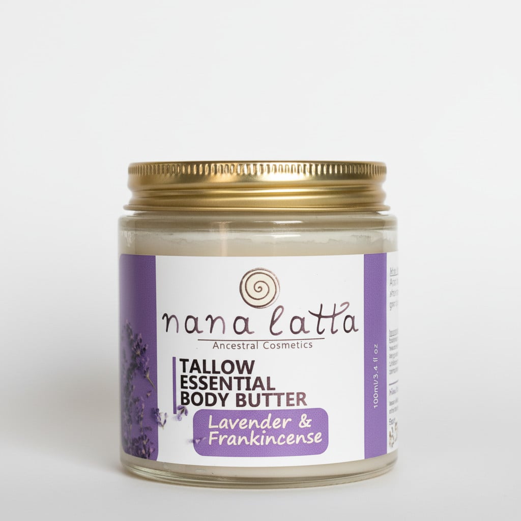 Tallow Essential Body Butter - Lavender & Frankincense 100 ml - 124683 Tallow Essential Body Butter - Lavender & Frankincense 100 ml