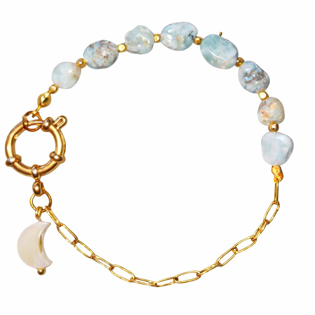 Azure Luna – Armband Larimar