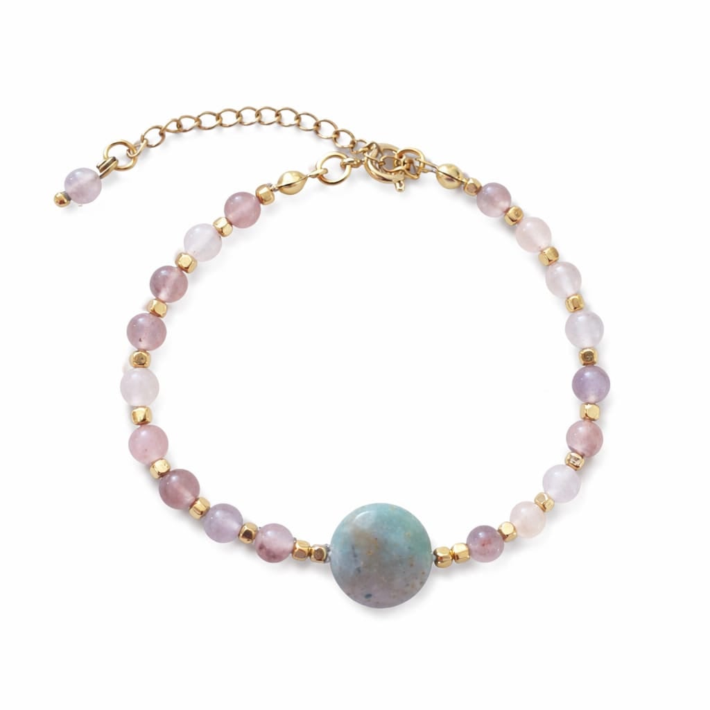 Grounded Light – ketting met kwarts & Indiaas agaat
