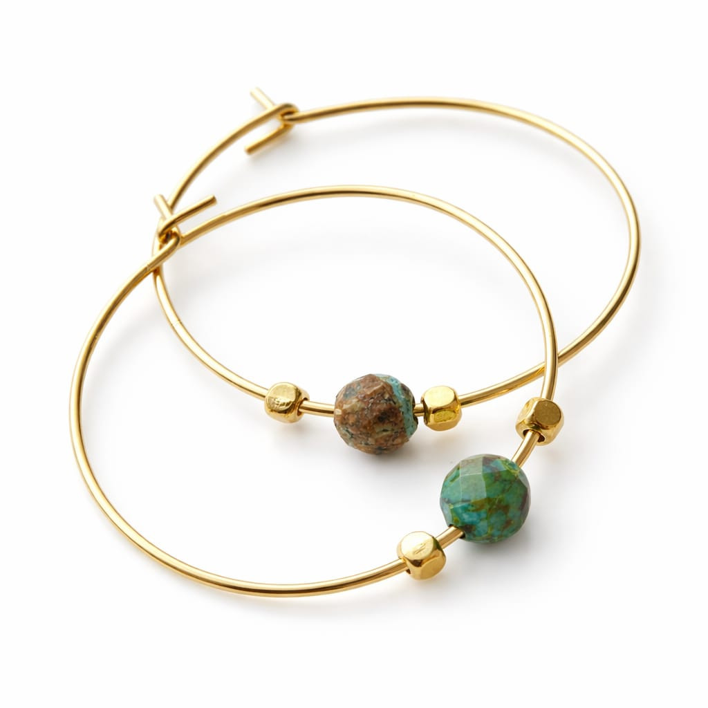 Terra Hoops- African Turkoois