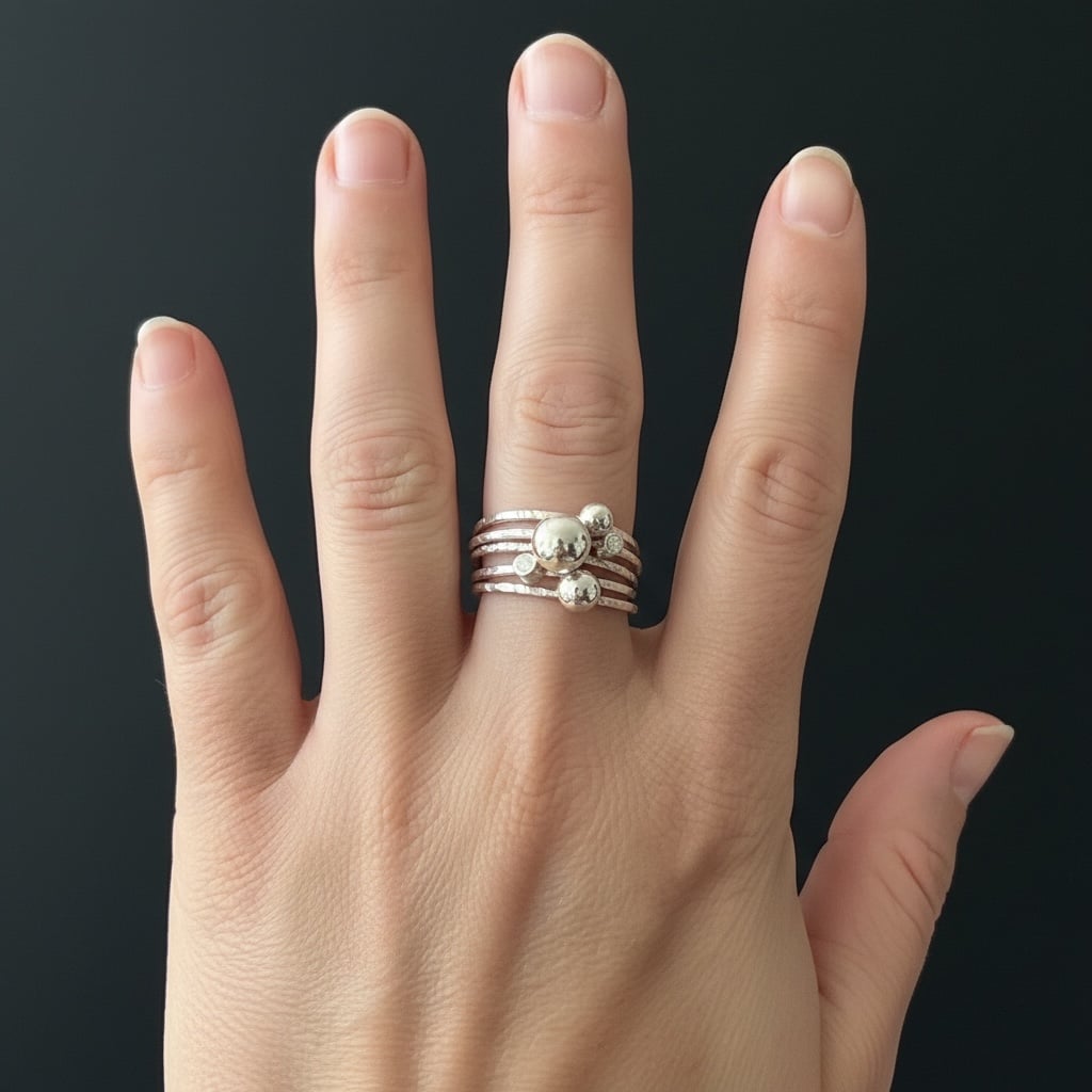 Zilver met diamant
