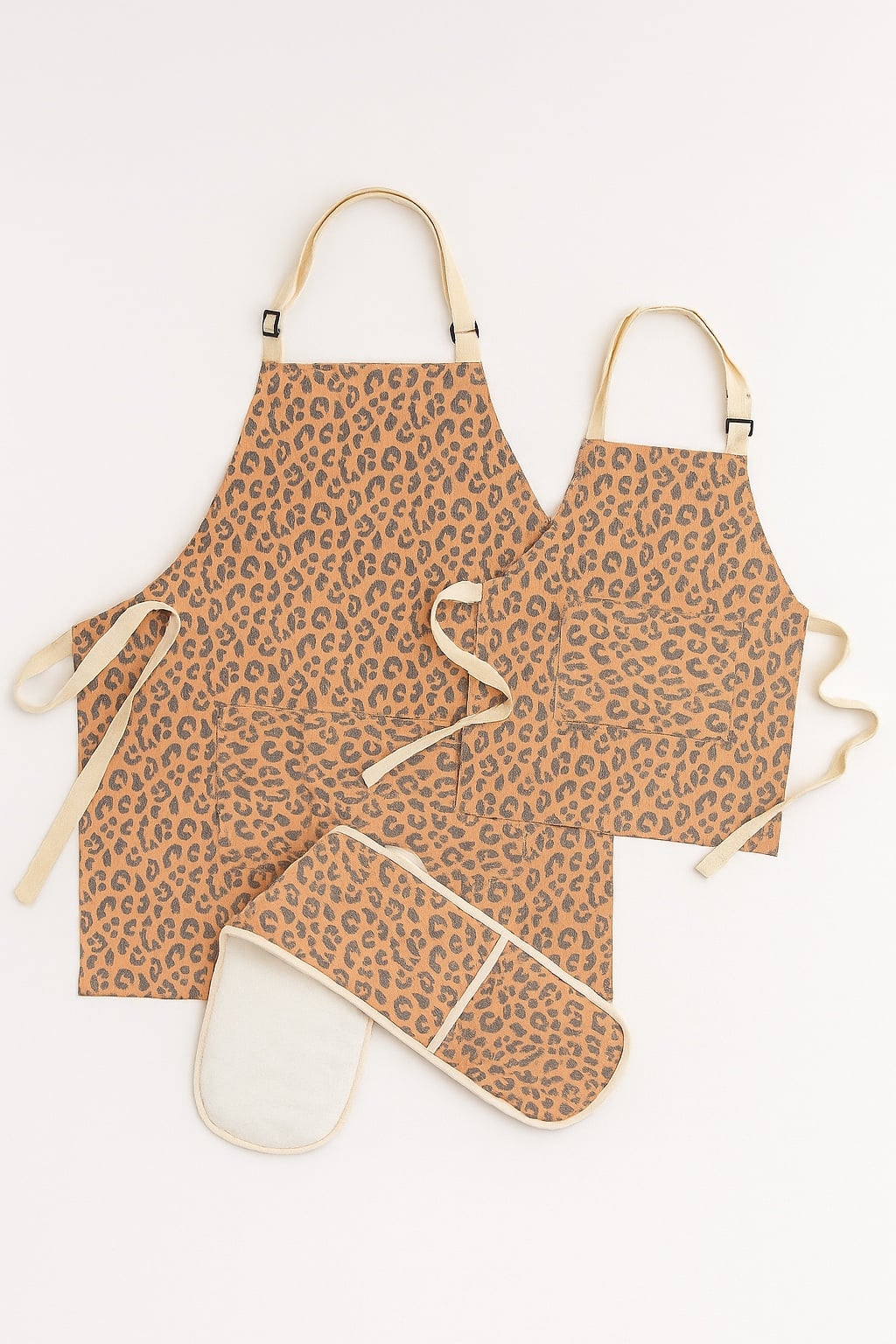 Panterprint Keukenset 3‑delig